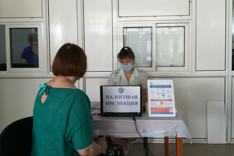 Выездной прием граждан провели налоговики Рузы